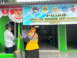Silahturahmi Sat NARKOBA Polres Bogor Kepada Warga Kampung Tangguh Bebas Anti NARKOBA