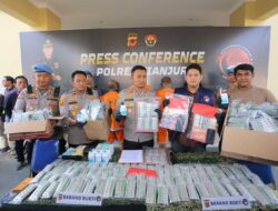 Dalam Waktu Satu Minggu, Sat Narkoba Polres Cianjur Berhasil Mengamankan Puluhan Ribu OKT