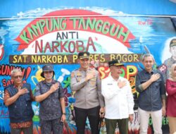 Minimalisir Peredaran Narkotika, Polres Bogor Launching Resmikan Kampung Tangguh Bebas Narkoba
