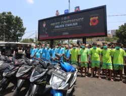 Polres Cianjur Dalam Kurun Waktu Tiga Minggu Berhasil Menangkap Pelaku Tindak Pidana
