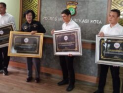 Alasan FWJ Indonesia Beri Piagam Apresiasi ke 5 Perwira dan 1 Briptu Polres Metro Bekasi Kota