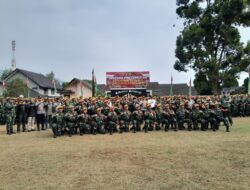 Upacara Penyambutan Purna Tugas Satgas Pamtas RI-MLY Anggota Yon Armed 5/105 Tarik Pancagiri