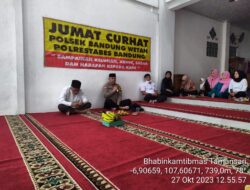 Dalam Rangka Upaya Memantapkan Sinergitas dan Soliditas, Polsek Bandung Wetan Gelar Jumat Curhat