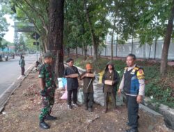 Giat Bhakti Sosial Bhabinkamtibmas Polsek Sumur Bandung Bersama Babinsa di Lingkungan Kecamatan Sumur Bandung