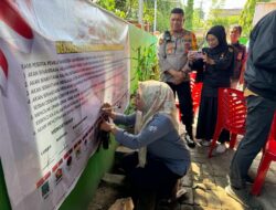 Kapolsek Tallo Mengikuti Acara Giat Silaturahmi Deklarasi Pemilu Damai 2024 di Kelurahan Lembo