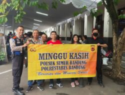 Giat Minggu Kasih Polsek Sumur Bandung