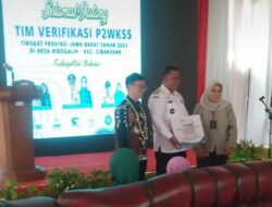 Giat Tim Verifikasi Akhir P2WKSS Tingkat Provinsi Jawa Barat Tahun 2023 di Desa Ridogalih Berjalan Lancar