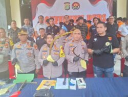 Kurun Waktu 2 Bulan, Polres Metro Bekasi Dan Polsek Jajaran Berhasil Ungkap 7 Kasus Kejahatan