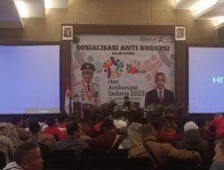 Sosialisasi Anti Korupsi Dalam Rangka Hari Anti Korupsi Sedunia