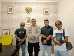 Jalin Silahtuhrahmi..! Awak Media Dengan Kapolsek Pebayuran AKP Hotma Partogu Sitompul S.H.