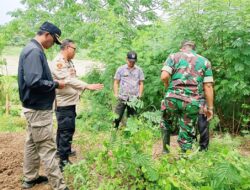 Mengantisipasi Bencana Banjir..! Kapolsek Pebayuran Bersama Danramil 11 dan Muspika Kecamatan Cek ketinggian Air Sungai Citarum
