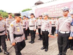 Pimpin Apel Pagi, Kapolda Metro Jaya Sampaikan Pesan Kepada Personel Polres Metro Bekasi