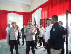 Jelang Pemilu 2024, Kapolres Metro Bekasi Tinjau Gudang KPU,Pastikan Pemilu Aman dan Damai