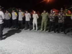 Kapolsek Pebayuran Rutin Pimpin Apel,Gelar Operasi Kejahatan Jalanan dan Blue Light Patrol di Jam-Jam Rawan