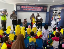 Sat Lantas Polres Cianjur Menggelar Kegiatan Polisi Sahabat Anak
