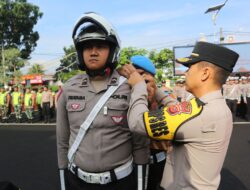Wakapolres Cianjur Pimpin Apel Gelar Pasukan Operasi Keselamatan Lodaya 2024