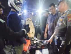 Wakasat Narkoba Polres Metro Bekasi, Pimpin Patroli Malam di Tambun