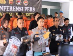 Ungkap 64 Kasus Peredaran Narkotika Dalam Kurun Waktu 3 Bulan Terakhir Oleh Satuan Reserse Narkoba Polres Bogor