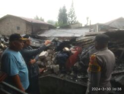 7 Unit Rumah Dan Satu Fasilitas Pendidikan Keagamaan Hangus Terbakar