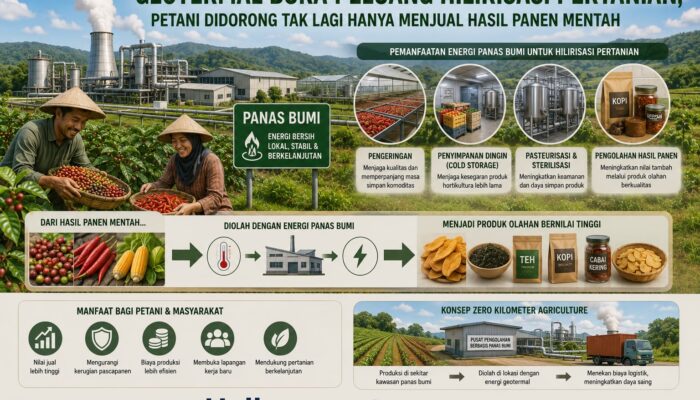 Geotermal Buka Peluang Hilirisasi Pertanian, Petani Didorong Tak Lagi Hanya Menjual Hasil Panen Mentah