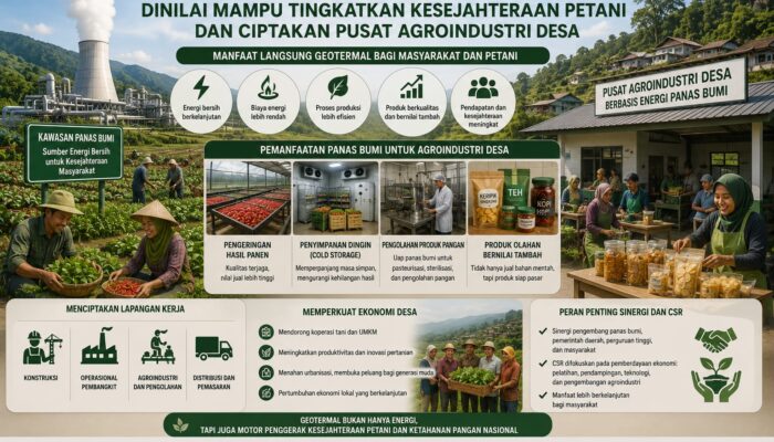 Pengembangan Geotermal Dinilai Mampu Tingkatkan Kesejahteraan Petani dan Ciptakan Pusat Agroindustri Desa