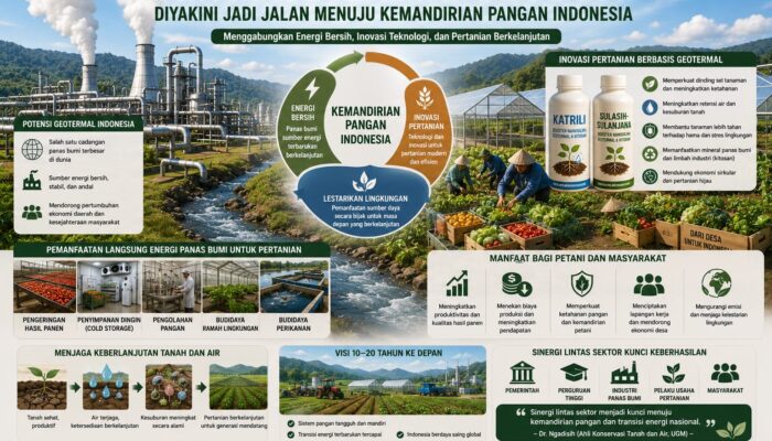 Sinergi Geotermal dan Inovasi Pertanian Diyakini Jadi Jalan Menuju Kemandirian Pangan Indonesia