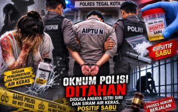 Oknum Anggota Polres Tegal Kota Ditahan, Diduga Lakukan Penganiayaan Berat terhadap Istri Siri, Tes Urine Positif Sabu