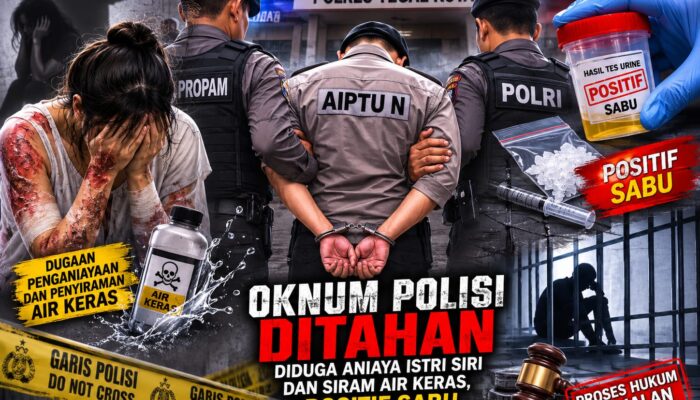 Oknum Anggota Polres Tegal Kota Ditahan, Diduga Lakukan Penganiayaan Berat terhadap Istri Siri, Tes Urine Positif Sabu