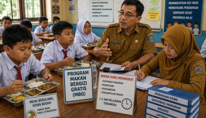 Kordik Pacet Minta Evaluasi Menyeluruh Program Makan Bergizi Gratis di Cianjur: Menu Monoton Hingga Beban Guru Jadi Sorotan