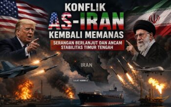 Konflik AS-Iran Kembali Memanas, Serangan Berlanjut dan Ancam Stabilitas Timur Tengah