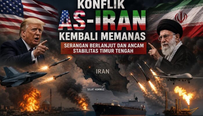 Konflik AS-Iran Kembali Memanas, Serangan Berlanjut dan Ancam Stabilitas Timur Tengah