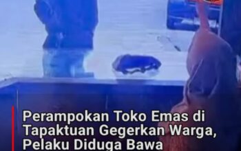 Perampokan Toko Emas di Tapaktuan Gegerkan Warga, Pelaku Diduga Bawa Senjata Laras Panjang
