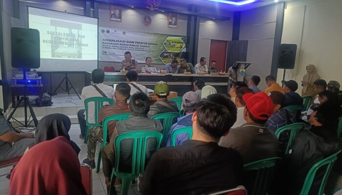 BPN Cianjur Mulai Redistribusi Tanah di Batulawang, Tekankan Transparansi hingga Pendampingan Ekonomi Penerima