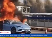 Insiden di Tol Japek: Mobil Listrik BYD Terbakar, Diduga Gangguan Korsleting Listrik