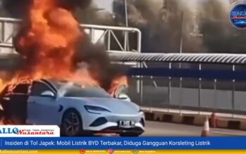 Insiden di Tol Japek: Mobil Listrik BYD Terbakar, Diduga Gangguan Korsleting Listrik