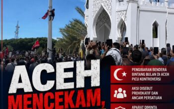 Aceh Mencekam, Peringatan Hari Damai Berujung Pengibaran Bendera Bintang Bulan