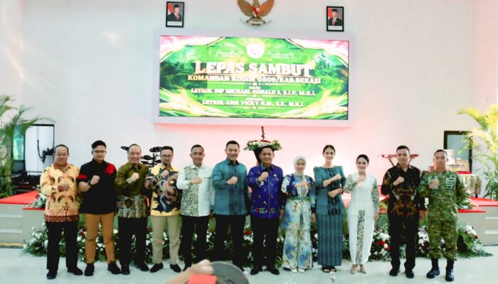 Tongkat Komando Kodim 0509/Kab. Bekasi Beralih ke Letkol Arm Vicky Harryanto Mamoto