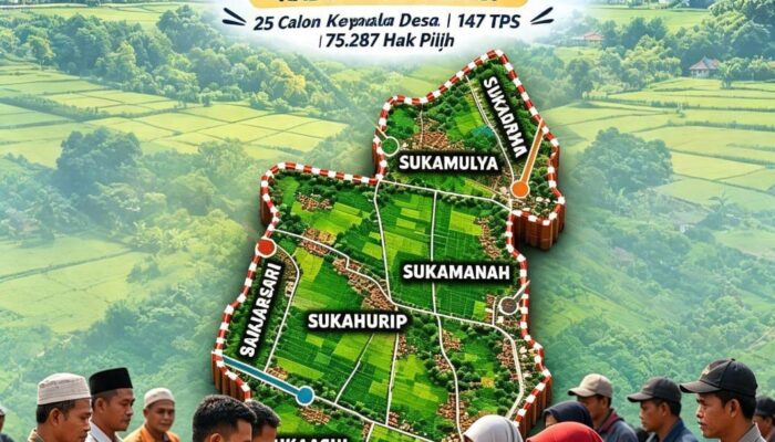 Pemilihan Kepala Desa Se-Kecamatan Sukatani Kabupaten Bekasi: 25 Calon Bersaing, 75.287 Pemilih Siap Menyuarakan Aspirasi