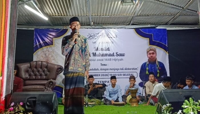 Calon Kepala Desa Sukadarma Terpilih Fahmi Satori, S.H, Hadiri Peringatan Maulid Nabi Muhammad SAW