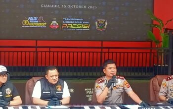 Polisi Ungkap Operasional Judi Online di Sukaresmi, Sembilan Tersangka Ditahan