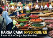 Harga Cabai Rp80 Ribu, Pasar Muka Cianjur Makin Lengang