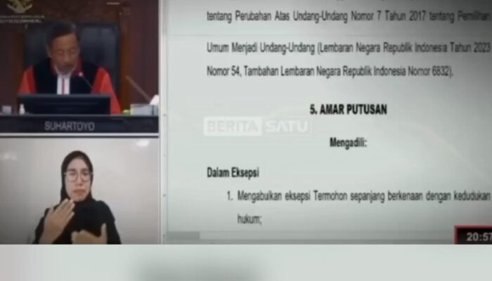 MK Putuskan Gugatan Syarat Pendidikan Wapres Gibran Tidak Dapat Diterima