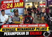 Kurang dari 24 Jam, Polsek Cikarang Utara Ringkus Pelaku Pencurian dengan Kekerasan