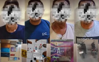 Polsek Ciksel Ungkap Dugaan Penyalahgunaan Narkotika Jenis Sabu, Empat Orang Diamankan