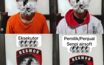 Sempat Viral di Medsos, Satreskrim Polrestro Bekasi Ungkap Kasus Pencurian dengan Kekerasan Menggunakan Airsoft Gun
