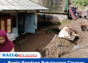 Banjir Bandang Batulawang Cipanas Terjang Permukiman, 19 Rumah Terendam – Pembukaan Lahan di Lereng Gunung Jadi Sorotan