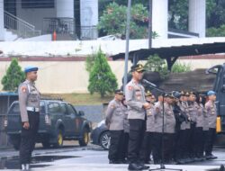 Polres Bogor Gelar Apel Pam Malam Takbir Idul Fitri 1445 H