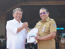 Pemkab Sumedang Gelar Apel Gabungan Sekaligus Serah Terima Jabatan PJ Bupati