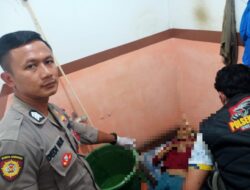 Polsek Jonggol Olah TKP, Atas Temuan Mayat Pria Diduga Terjatuh di Kamar Mandi