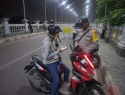 Kapolsek Pebayuran Pimpinan Kegiatan Oprasi Kejahatan Jalan (OKJ) Dalam Rangka Antisipasi 3C dan Street Crime